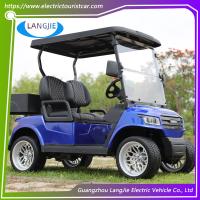 Carrinho de golfe elétrico de 2 lugares com caixa de carga motor AC para o melhor desempenho do campo de golfe