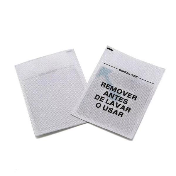 Eas Anti theft Sewing label Cheap Garment Woven Label AM/RF Custom Woven Labels for Garment Store