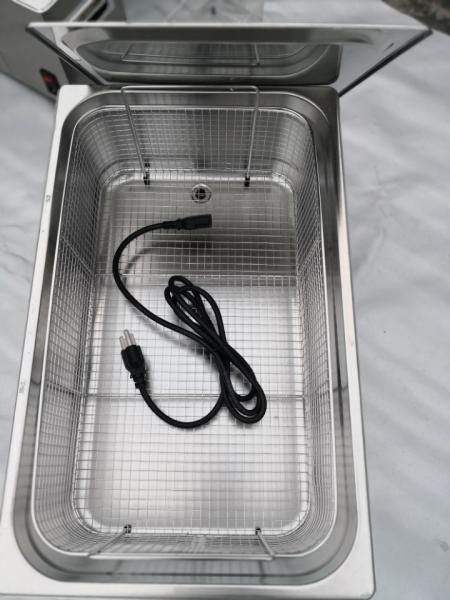 30L Table Top Ultrasonic Cleaning Machine 600W 40khz For Car Parts Auto Parts