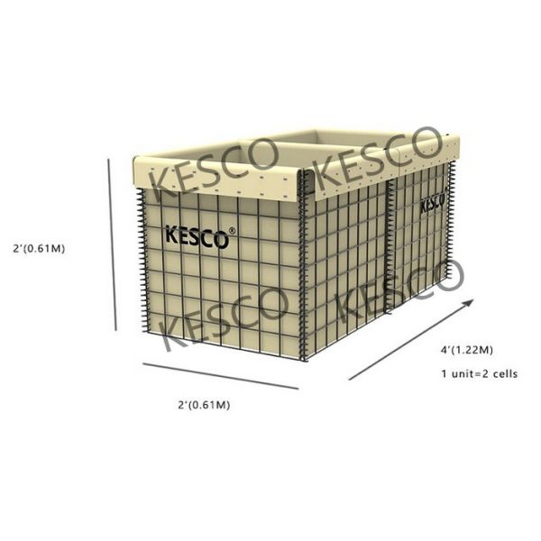 Welded Hot Dipped Galvanised Military Barrier