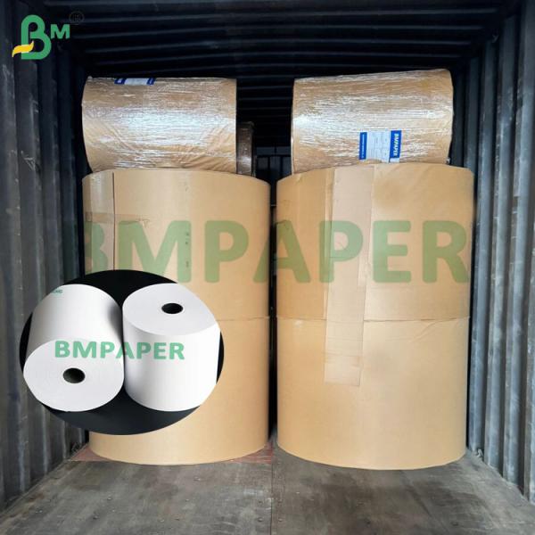 55gsm BPA-Free Thermal Coating Paper Jumbo Roll Natural / High White 790mm 860mm