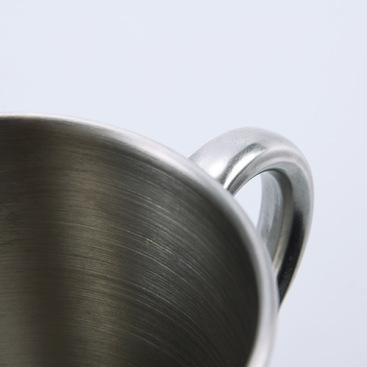 Brushed Stainless Steel Utensil 300ml 400ml Metal Tumbler Cups