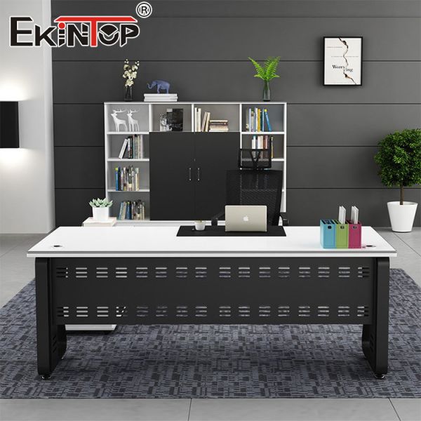 Деловая мебель Фабричная цена Прочный деревянный материал Офисный стол Деревянный угловой стол