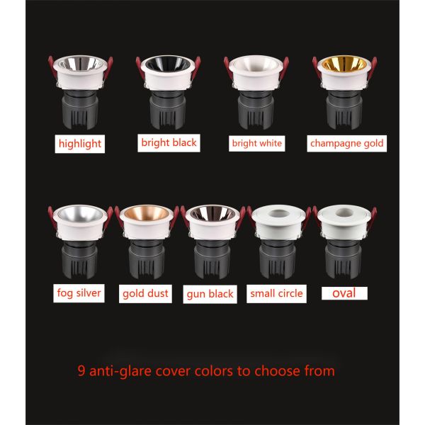 Dimming Rust Prevented LED Interior Spotlights No Ultraviolet / Infrared Radiation