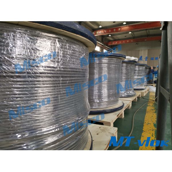 Трубка легированной стали никеля БА поверхностная, сплав 825 трубопровода 12.7кс1.65мм сплава никеля/Н08825