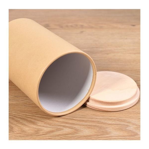 Cute Fancy Art Paper Cans Packaging Corrugated Cylinder Paper Tube Packaging Box