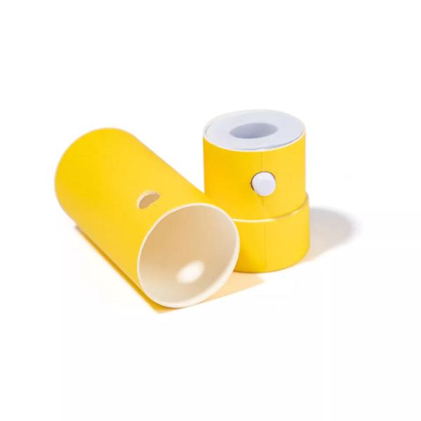 Custom Child Resistant Cardboard Tube Paper Tube with Safety Lock Button