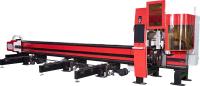 Machine de découpe de tubes laser 3D à haute vitesse en acier à angle montée sur le côté