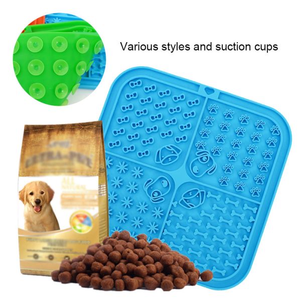 Slow Feeder Licking Pad Silicone Dog Lick Mat for Pets Stocked Not Applicable Voltage