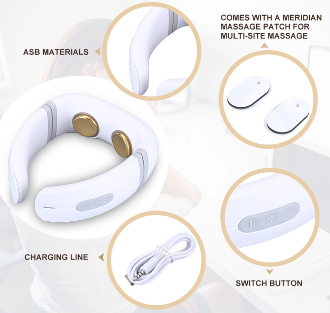 meridian massage Cervical pain spine multi-site massage therapy machine with a meridian massage patch