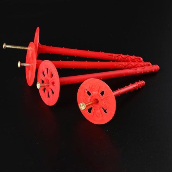 62-220mm Plastic Wall Insulation Anchors HDPE Anti Falling Off For Exterior Wall