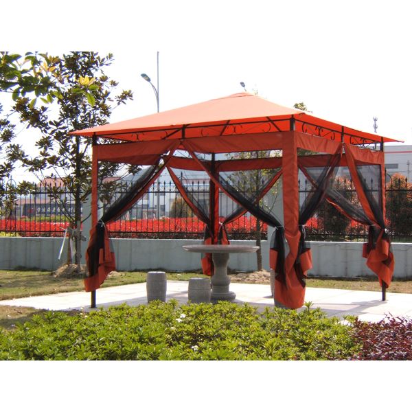 Arches Garden Pergola Outdoor Aluminium Tent Gazebo with Sun Roof and Heavy Duty Frame