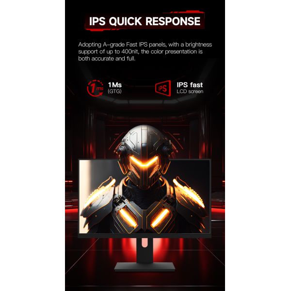 Bezel Less Nano IPS 27 Inch Gaming Monitor 1K 2K 4K 200Hz 240Hz with Adjustable Bracket