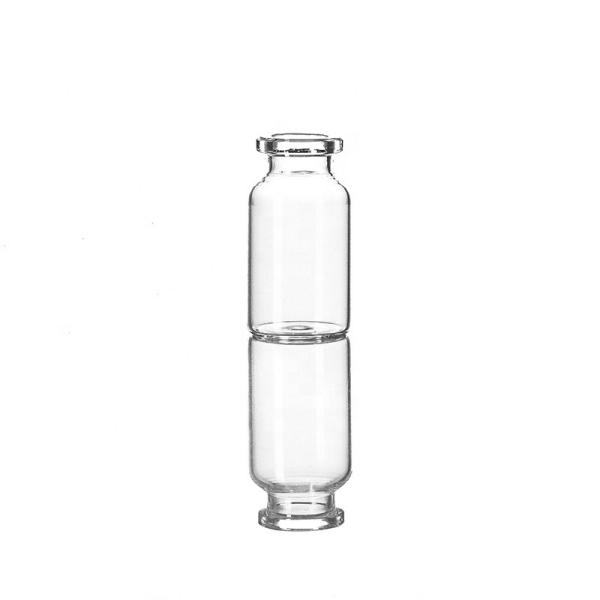Frasco de injeção de frasco de vidro tubular transparente de 5 ml
