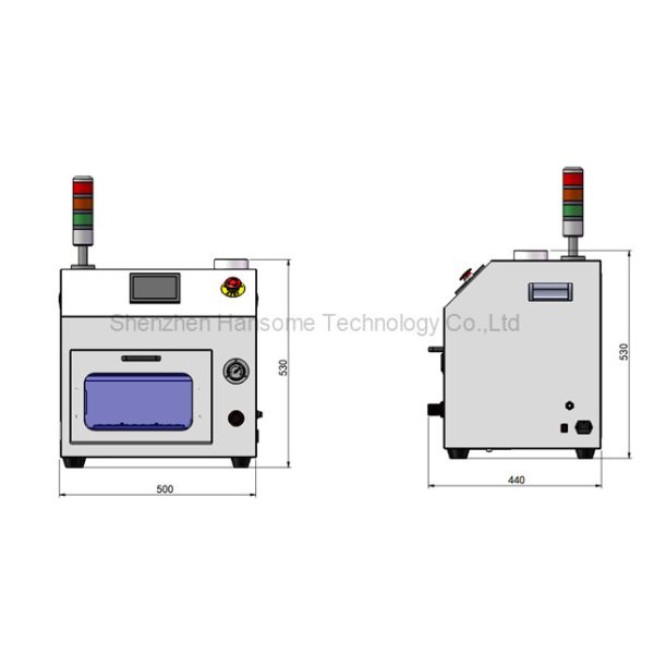 SMT Nozzle Cleaner Touch Screen SMT Cleaning Equipment with PLC Distributed Control