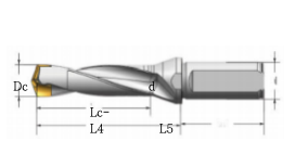 High Accuracy Indexable Center Drill Stable Performance For Mechanical Manufacturing