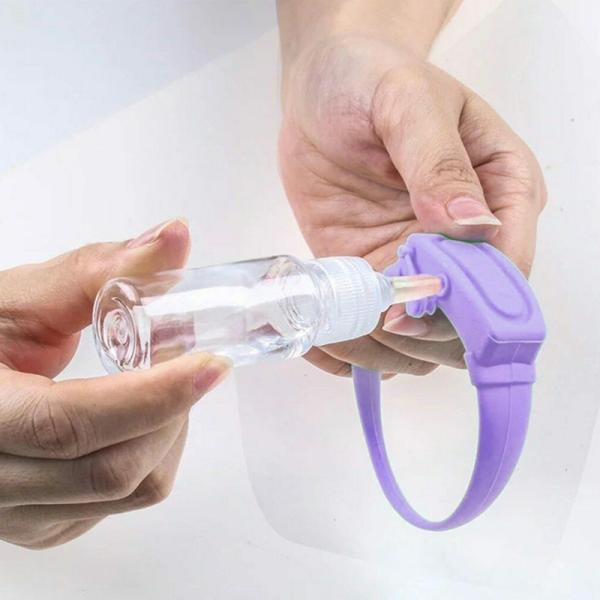 Punho reusável do Sanitizer da mão do silicone