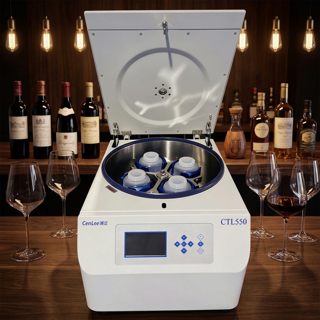 CT550 Bar Cocktail Clarification Centrifuge 3000ML Professional Drink Purification Machine for Mixology Laboratory