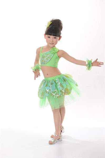 children's tulle dress girl's dance performance stage wear costume JQ-184