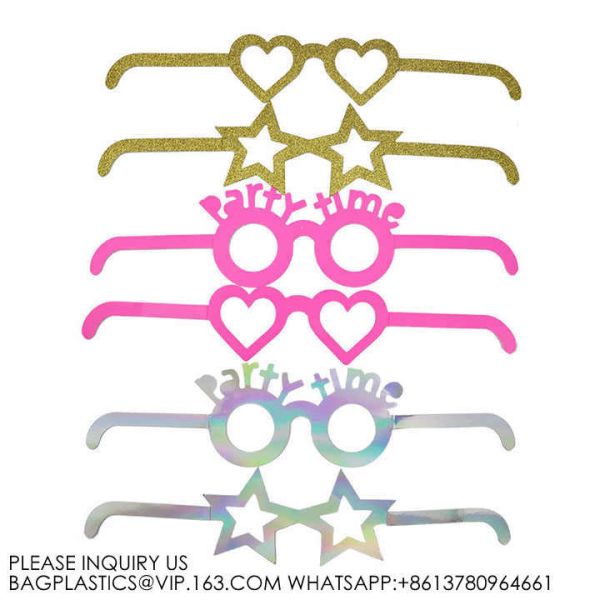 Party Time Birthday Party Accessories Paper Hat Glasses Decorations Set Birthday Party Event Supplies