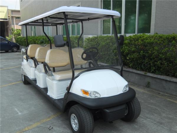 High Impact PP Plastic Body Electric 8 Seater Golf Carts With ISO CE Standard