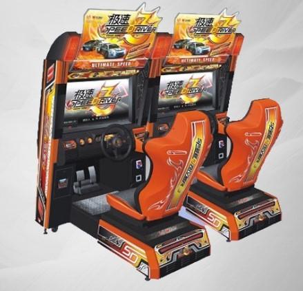 Yonee Speed Driver 3 Racing Arcade Machine Coin Operated With Simulator Video