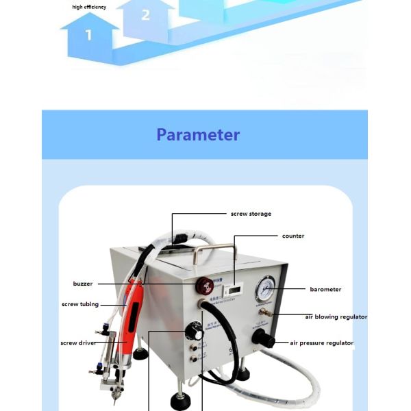 Portable Automatic Screwdriver Conveyor Screw Feeder Automatic M4 Auto Fastening Locking Machine  Screw Assembly