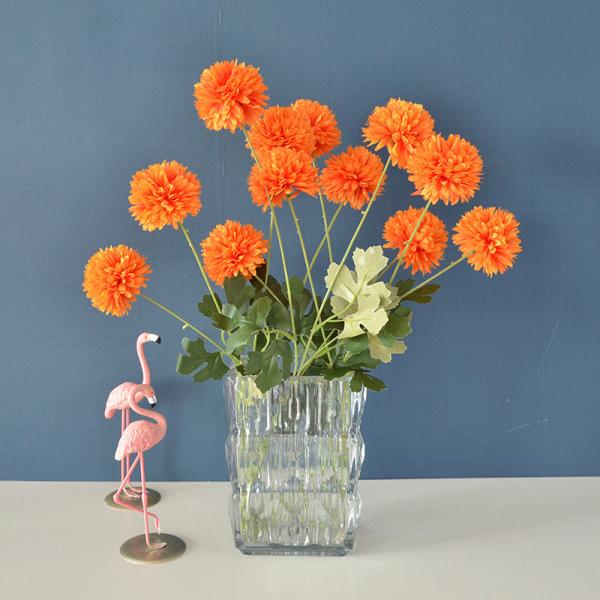 Customized Rose Red Wedding Simulation Flower Starry Sky Hydrangea Carnation Rose Lavender Dandelion Silk Flower Ornament