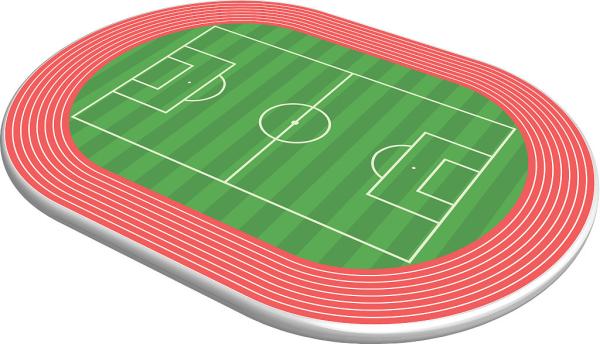 EPDM System Jogging Track Material 15mm Thickness Eco Friendly