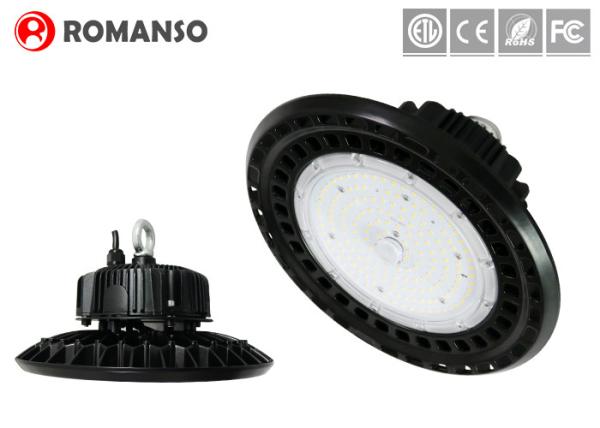 Efficiency fluorescent UFO Led High Bay light fixtures with tempered glass cover