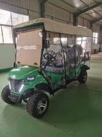Cheap Hunting Electric Lithuim Batteery Six Seater Golf Cart 4-6 Seats 78v 4 Wheels With Rain Curtain