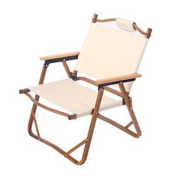 Aluminum Folding Camping Chair 100kg Capacity 52x43x62cm