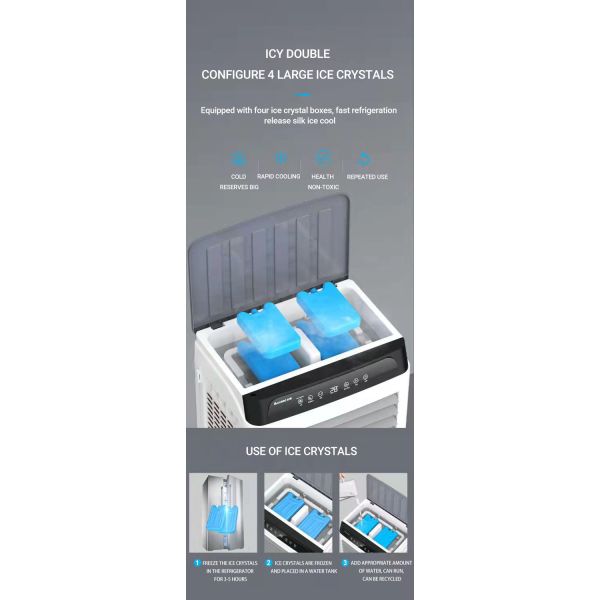 Multi-fuctional Personal Space Air Cooler Fan App-Controlled Manufacture Home Office