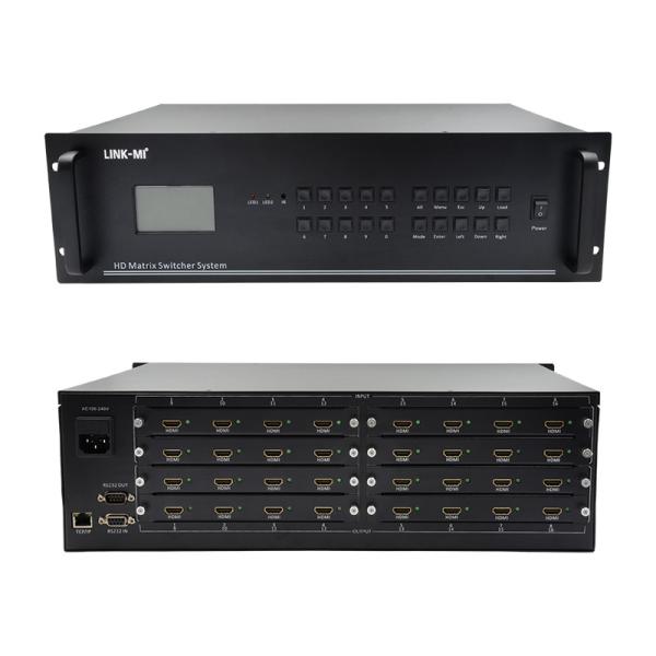16 In 16 Out HDMI Matrix Switch 4K 16X16 Video Matrix Support VGA DVI SDI Signal Input