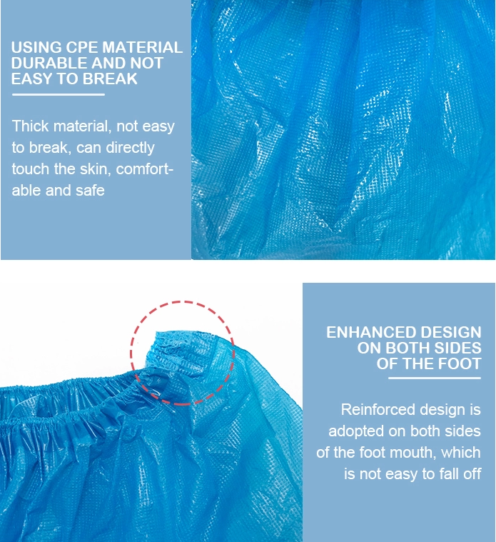 крышка ботинка 15x36cm устранимая, крышки ноги HH устранимые пластиковые