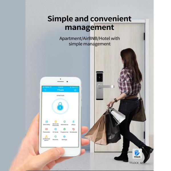 Cerradura Inteligente Classic Smart Door Lock For Apartment Airbnb