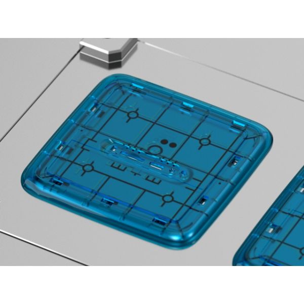 OEM / ODM: Однополая впрысканая форма и прозрачная верхняя крышка (1*2) No.23392