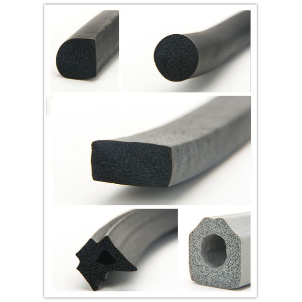 Silicone rubber foaming tubing and cords