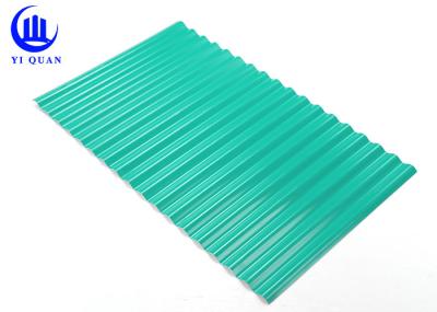 Poids léger coloré UPVC couvrant le style rond extérieur brillant de vague de 60 degrés de feuilles