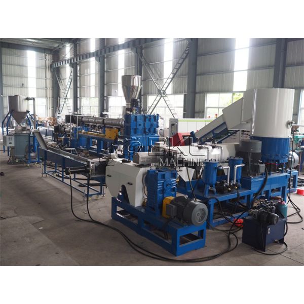 Plastic PE Film Granulating Pelletizing Recycling Machine 250-350kg/H
