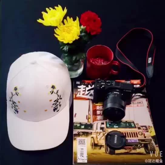 Guangzhou Professional Production Hat Manufacturers 6 Panel design your own logo summer flat embroidery custom baseball