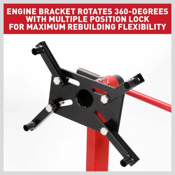 4 колеса монтажный станок для сборки и разборки двигателей 1000 фунтов вращать 360 градусов