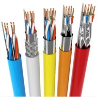 Condutor 23AWG SFTP Cat6 LAN Cable For Telecommunication do CCA do CU