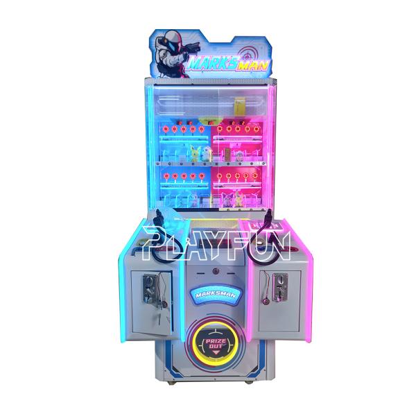Playfun new MARKS MAN arcade gun shooting prize games machine