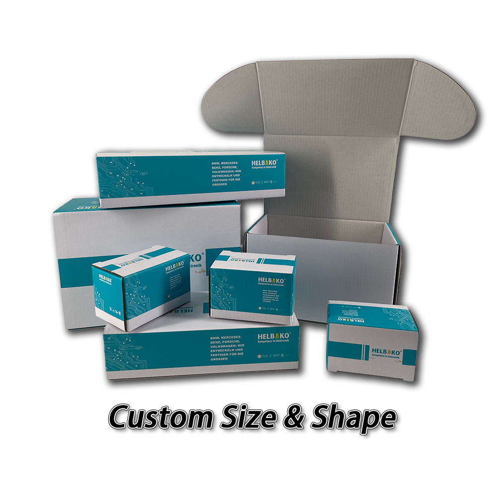 Wholesale Auto Spare Parts Corrugated Boxes Custom Packaging with Embossing Factory Price Shipping Recyclable Paper Folders