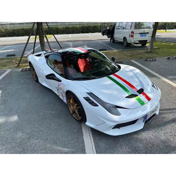Ferrari 458 Body Kit SP Style Carbon Fiber Front And Rear Bumper Spoiler Hood 2010-2014