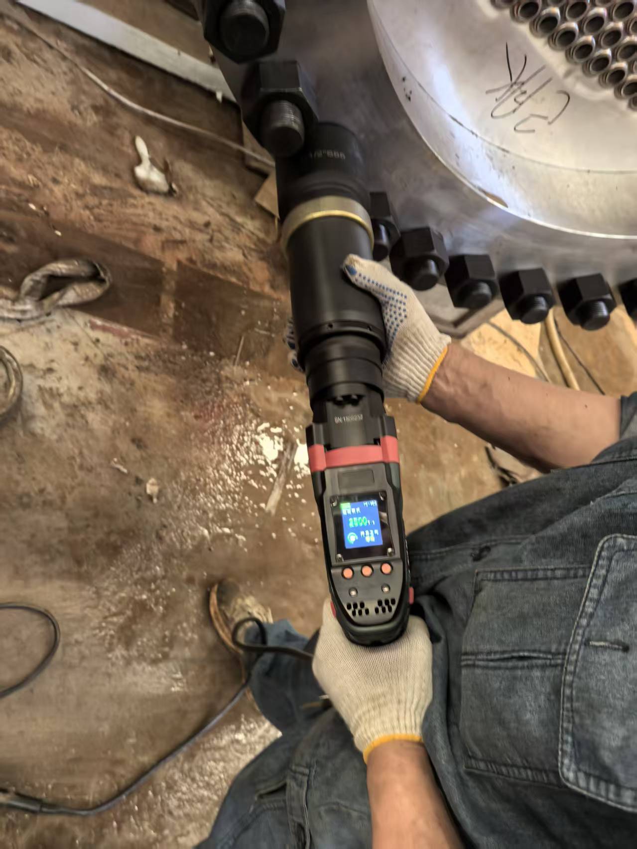 AC Power Torque Wrench 100Nm-3600Nm Electric Torque Tool High Precision
