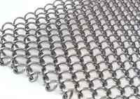Fio tecido Mesh Shower Curtain da bobina do metal do OEM cortina de aço inoxidável