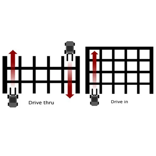 Drive In And Drive Through Racking Space Saving Warehouse Storage Shelves OEM Available
