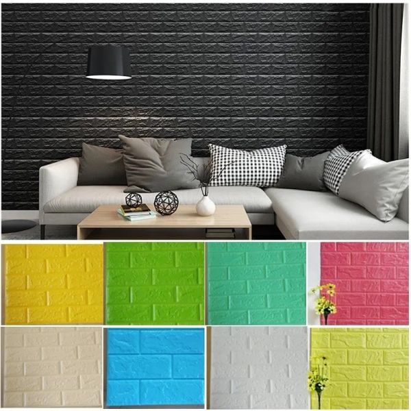 Pet Proof Wall Sticker 3D PE Foam Wipe Clean Anti Scratch Wall Protector